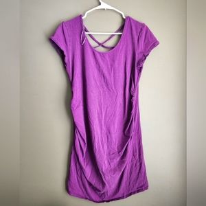 Thyme Maternity Purple dress Ladies Large